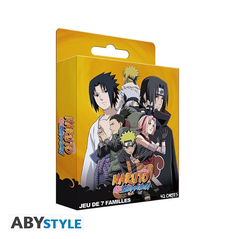 NARUTO SHIPPUDEN Happy Families card game Naruto Shippuden