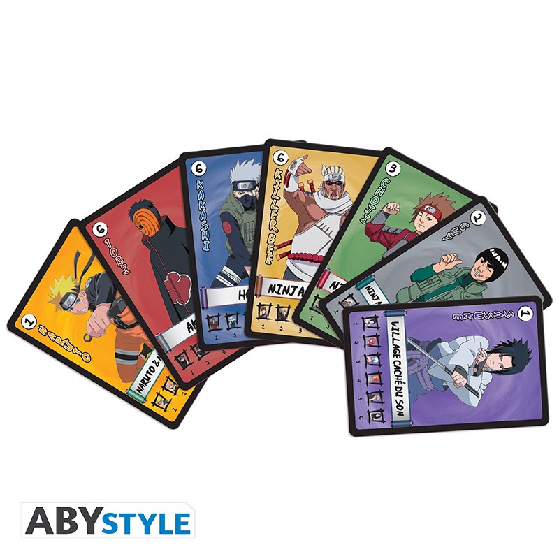 NARUTO SHIPPUDEN Happy Families card game Naruto Shippuden