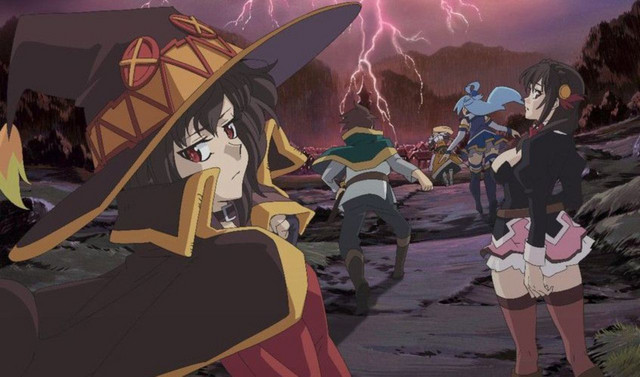 Avance de doblaje de la película de KonoSuba, ya disponible en Preventa