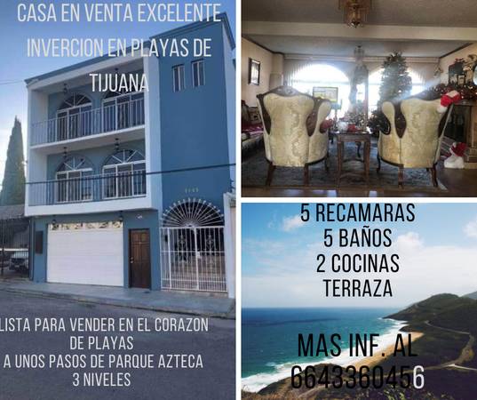 CASA EN VENTA TRES NIVELES