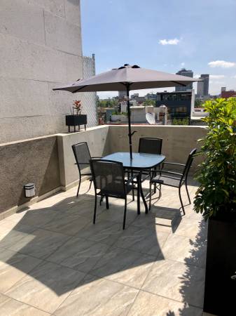 Fully Furnished PH with Private Terrace in Closed Street in Condesa!