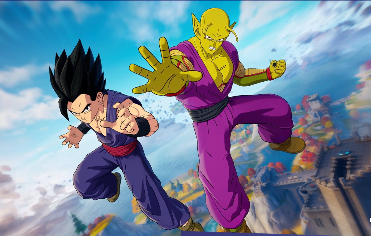 Gohan y Piccolo llegan a Fortnite como personajes jugables