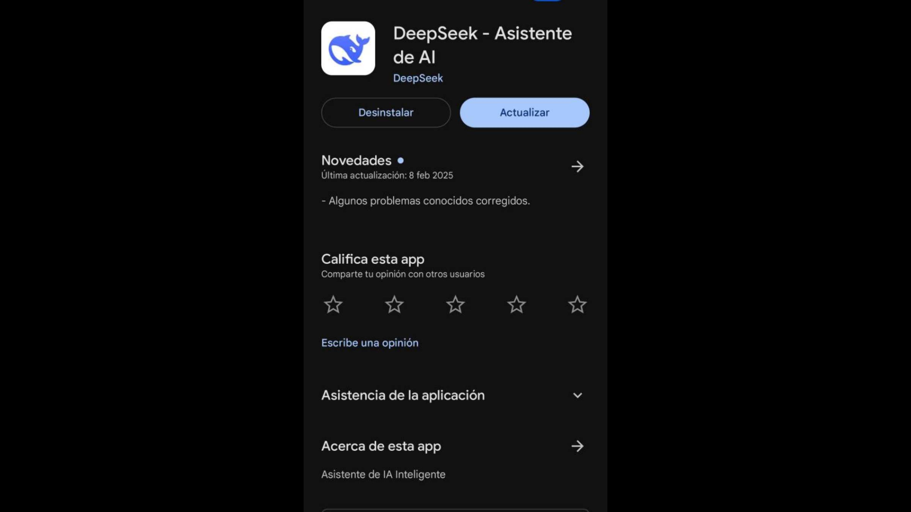 Actualizar DeepSeek