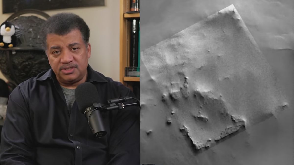 El mayor experto en el cosmos, Neil deGrasse Tyson, revela qué es la misteriosa estructura cuadrada de Marte