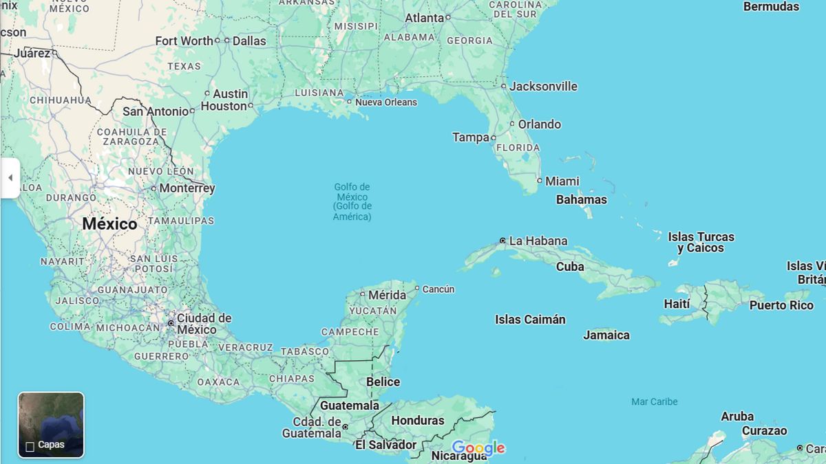 Experto en Google Maps crea una extensión de Chrome para que el Golfo de América vuelva a ser el Golfo de México