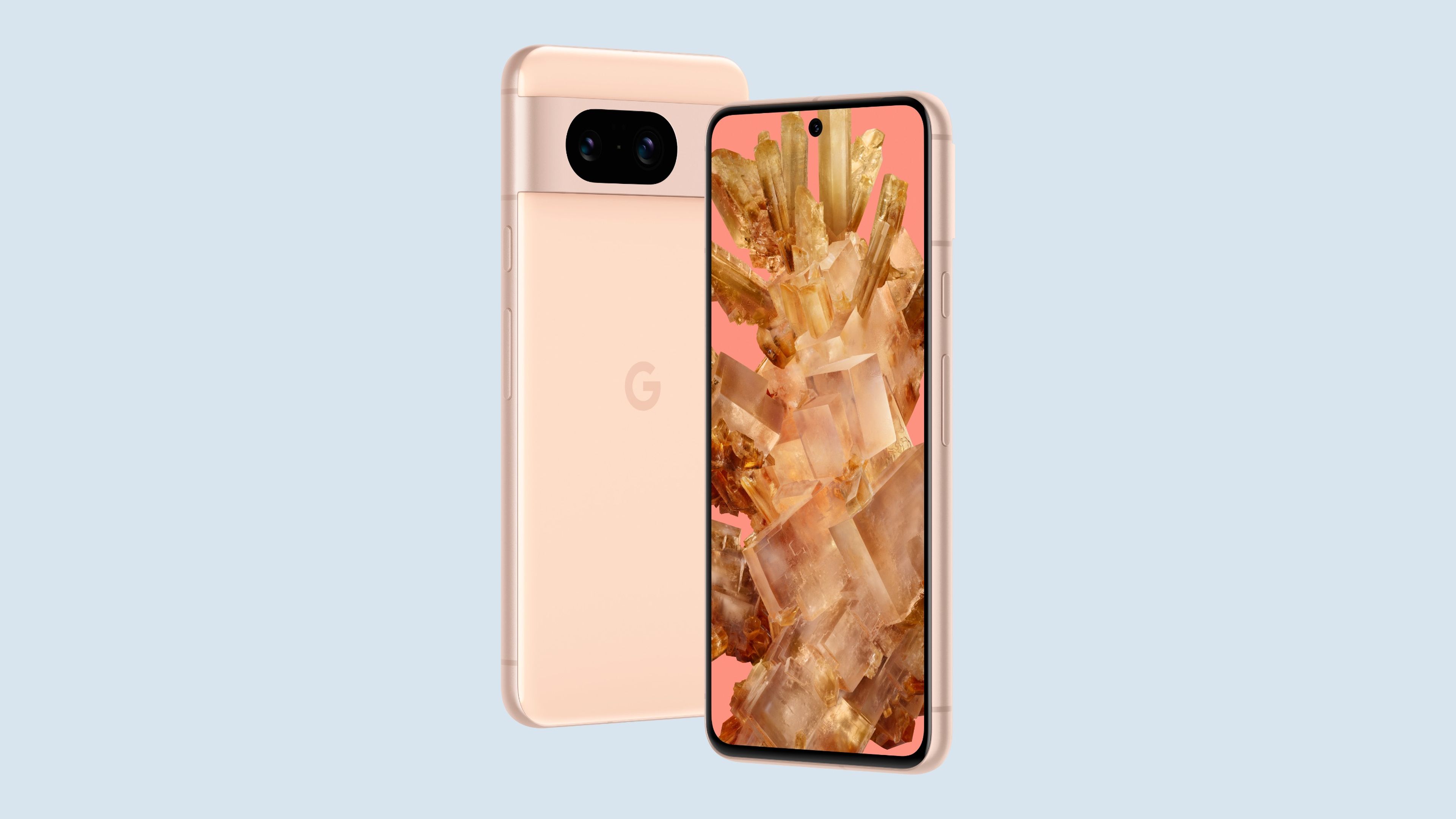 Google Pixel 8 en color rosa