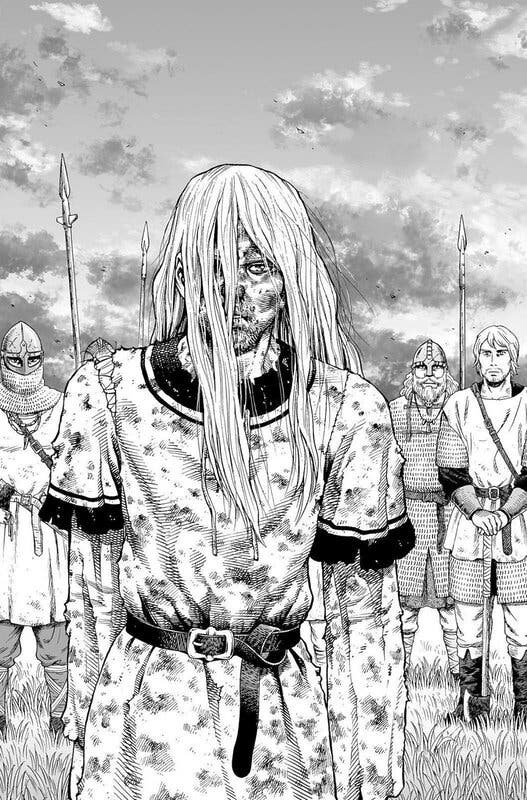 Viñeta de Vinland Saga.