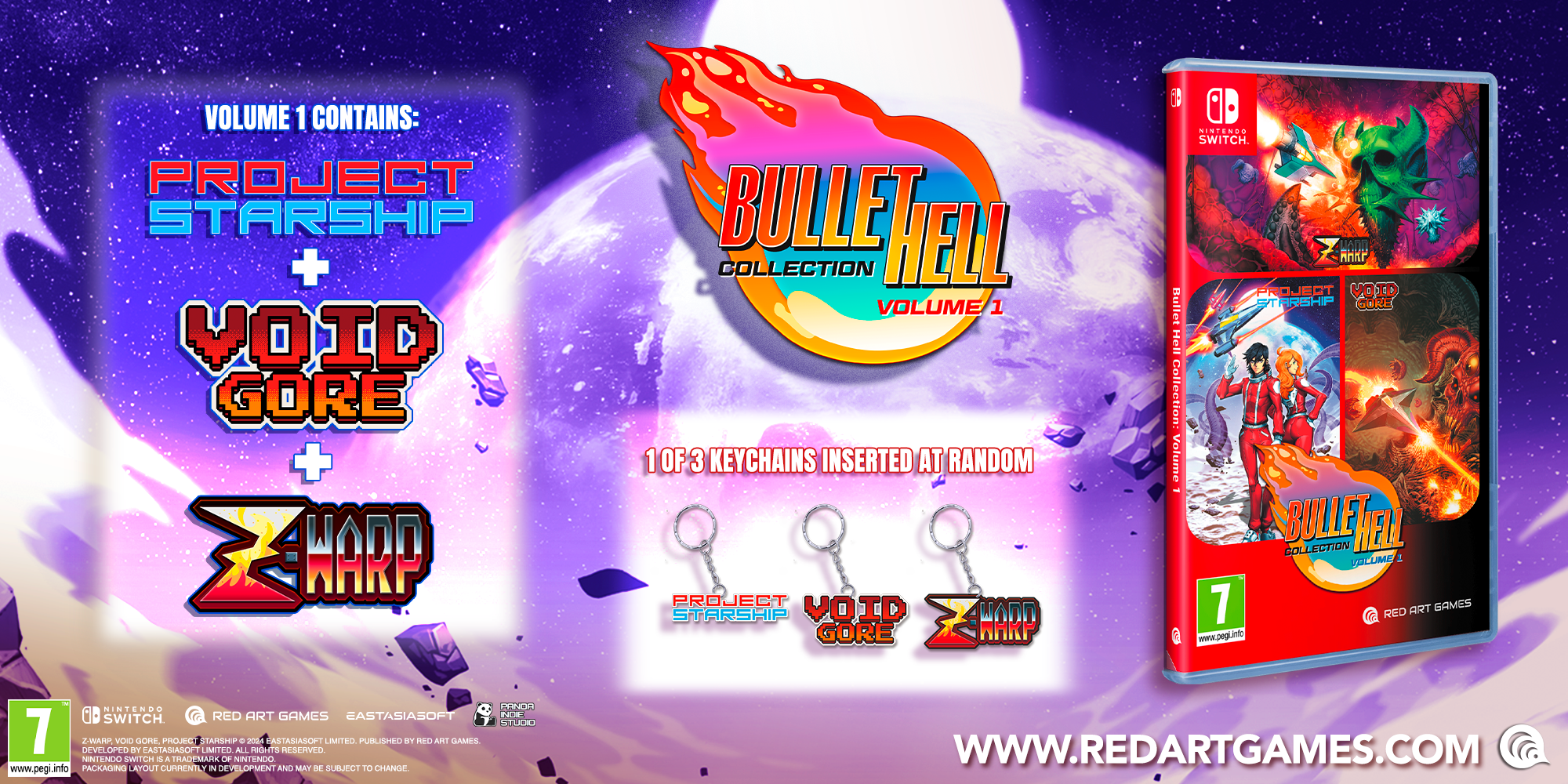 Bullet Hell Collection: Volume 1 llegará en formato físico para Nintendo Switch