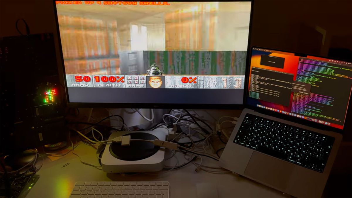 Este adaptador HDMI de Apple tiene más RAM que el PC medio de 1993… y alguien lo usó para jugar a Doom