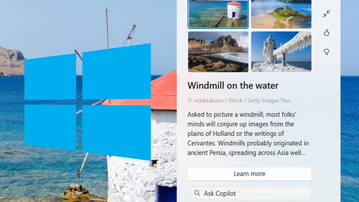 Microsoft integra Copilot en Spotlight de Windows 11 y ahora tu fondo de pantalla tiene mucho que decir