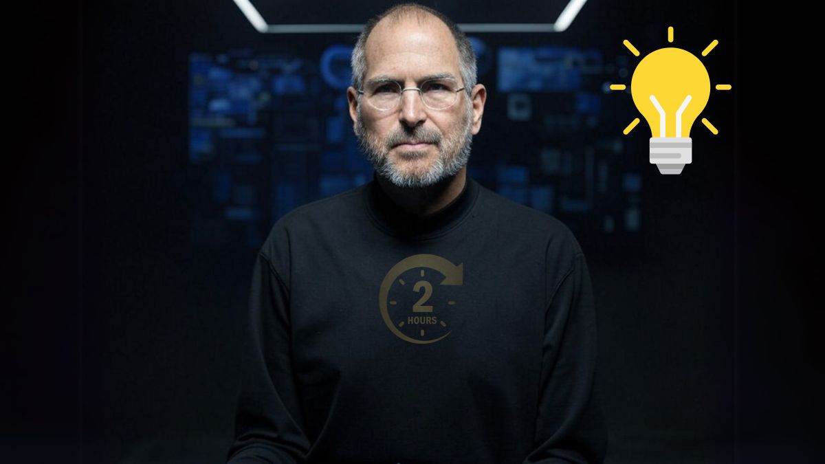 Steve Jobs y su regla de las dos horas para tener las mejores ideas que tú también puedes probar