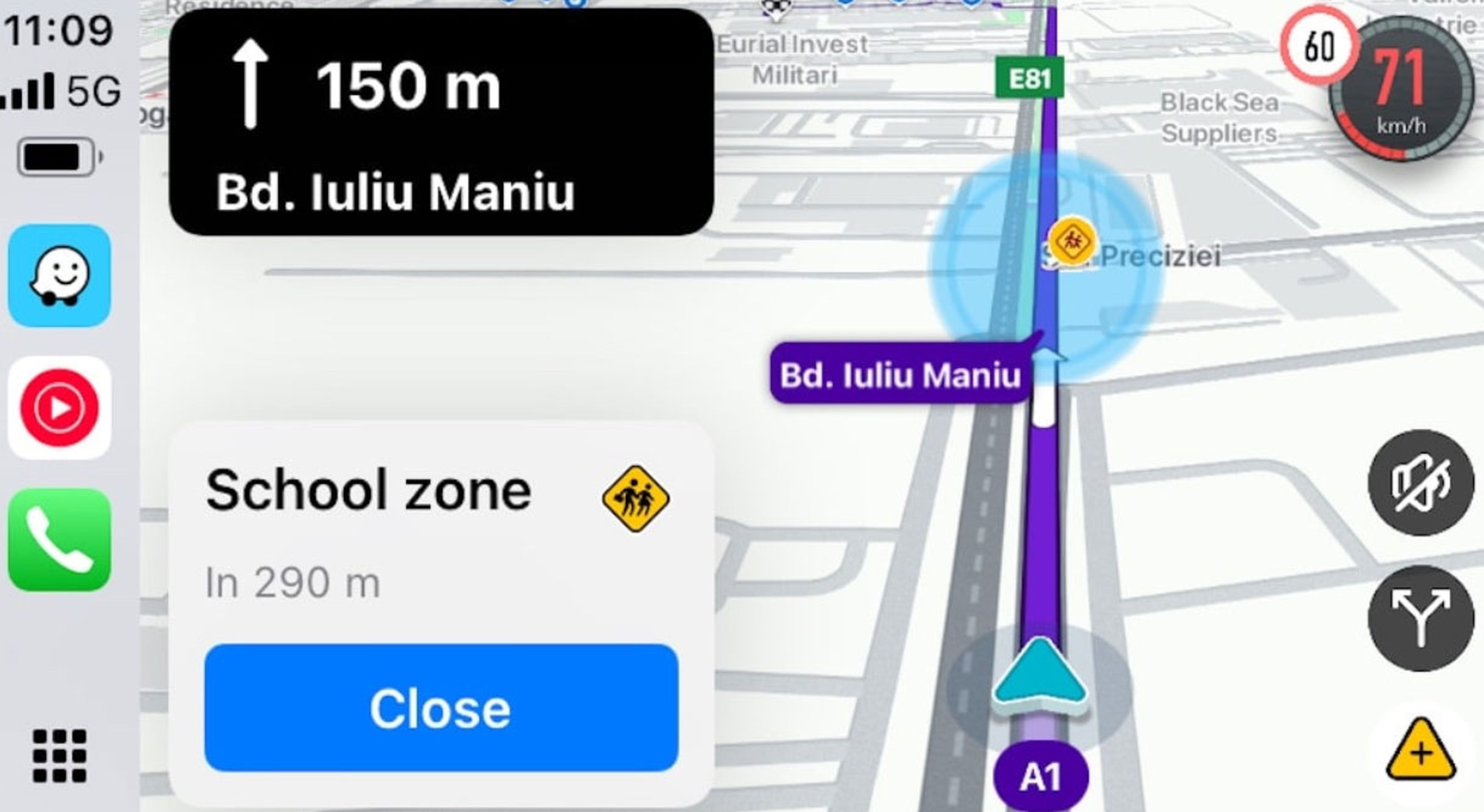 Waze mejora la seguridad vial con alertas de zonas escolares en Android Auto y CarPlay