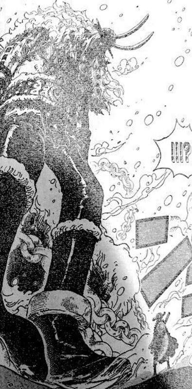 Loki en una viñeta filtrada del capítulo 1141 de one piece.